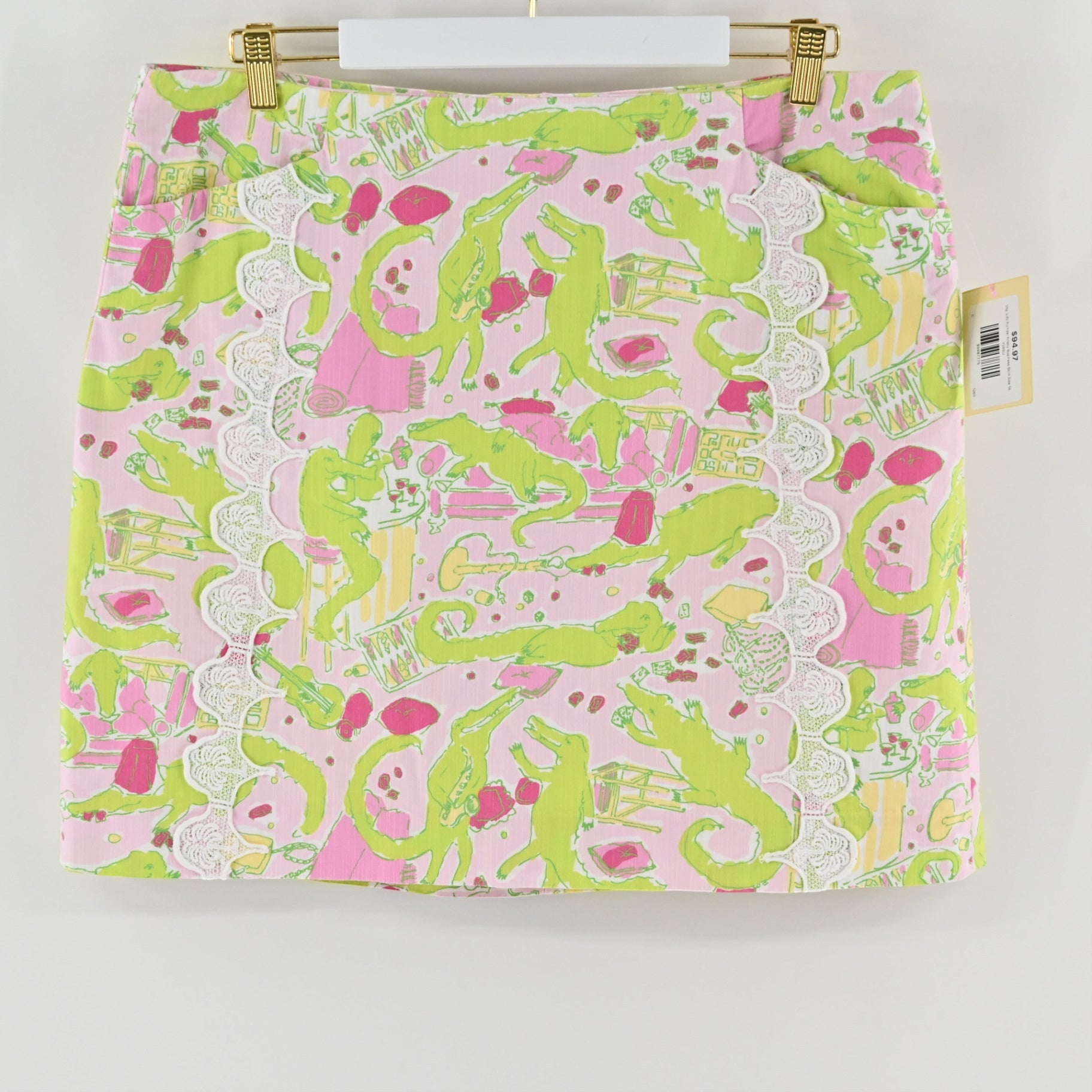 Vintage Lilly Pulitzer Frisky Business Skirt Size 14