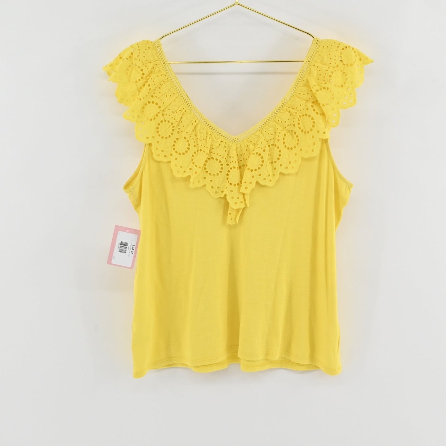 Lilly Pulitzer Yellow Top SIZE L