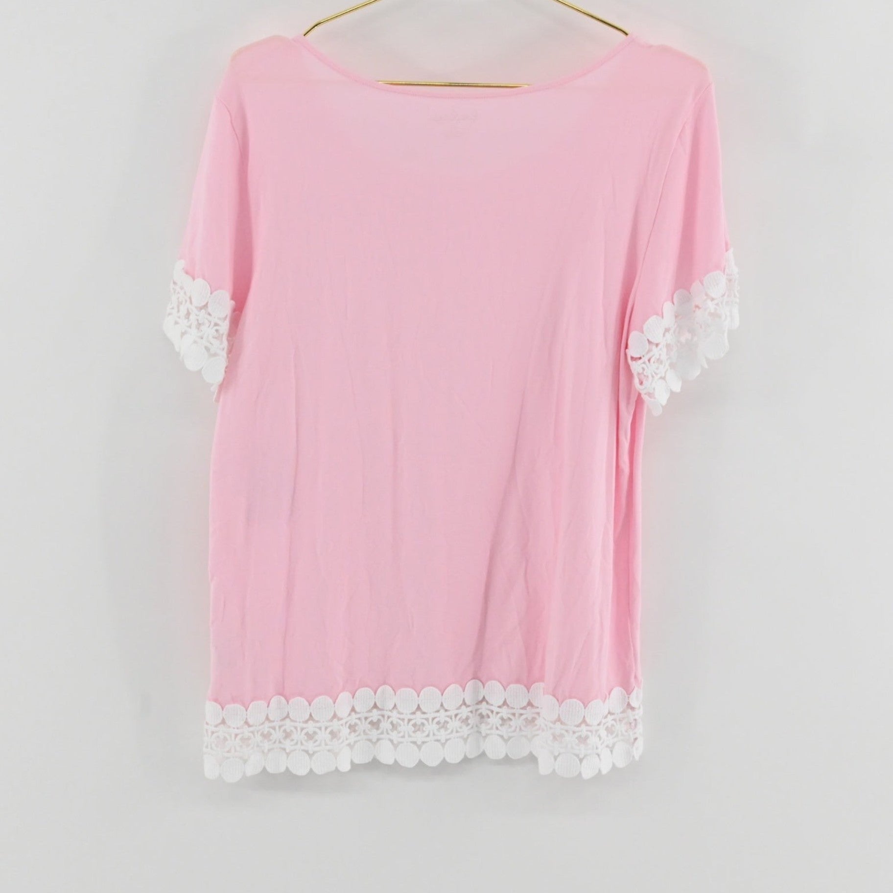 Lilly Pulitzer Pink/White Top SIZE XL