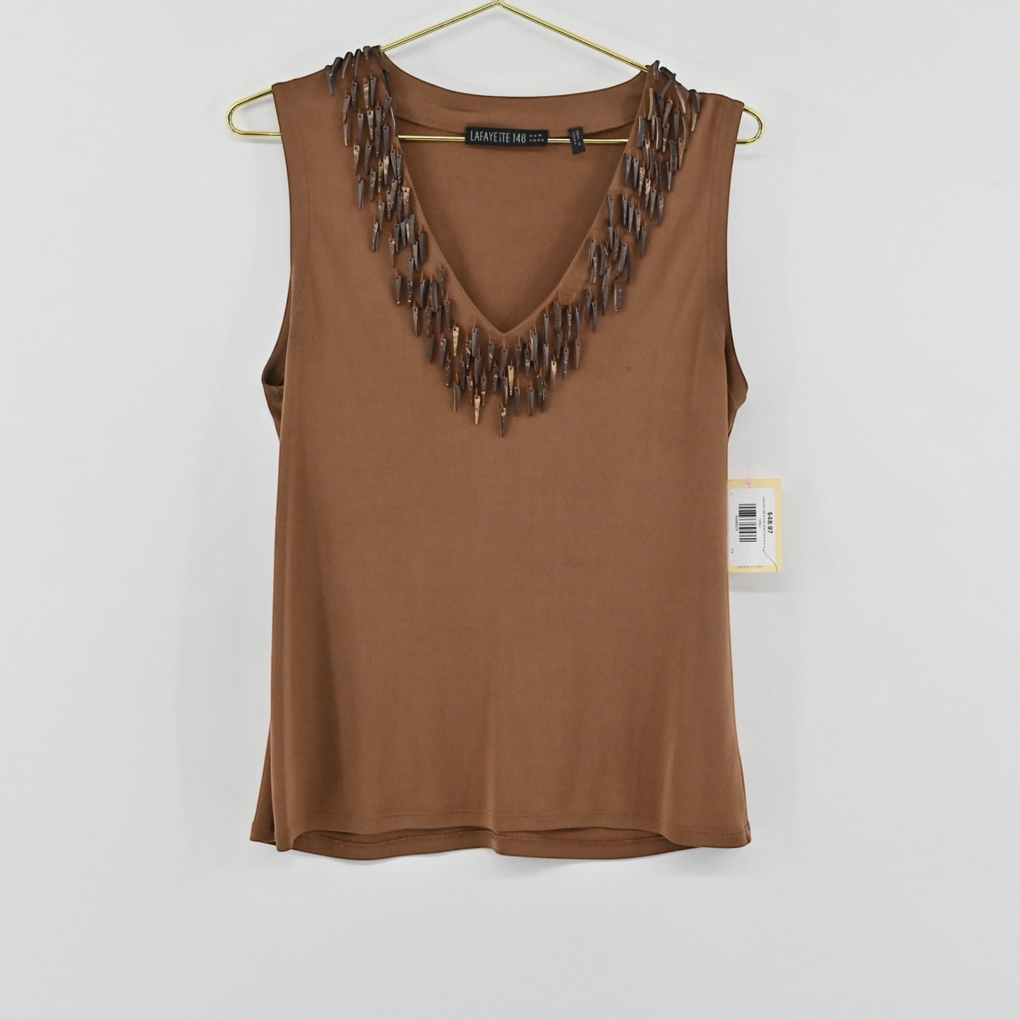 Lafayette 148 Embellished Tank Size XL