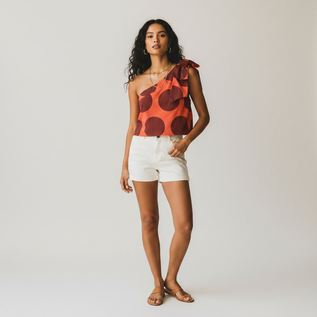 Farm Rio Polka Dot Top Size S
