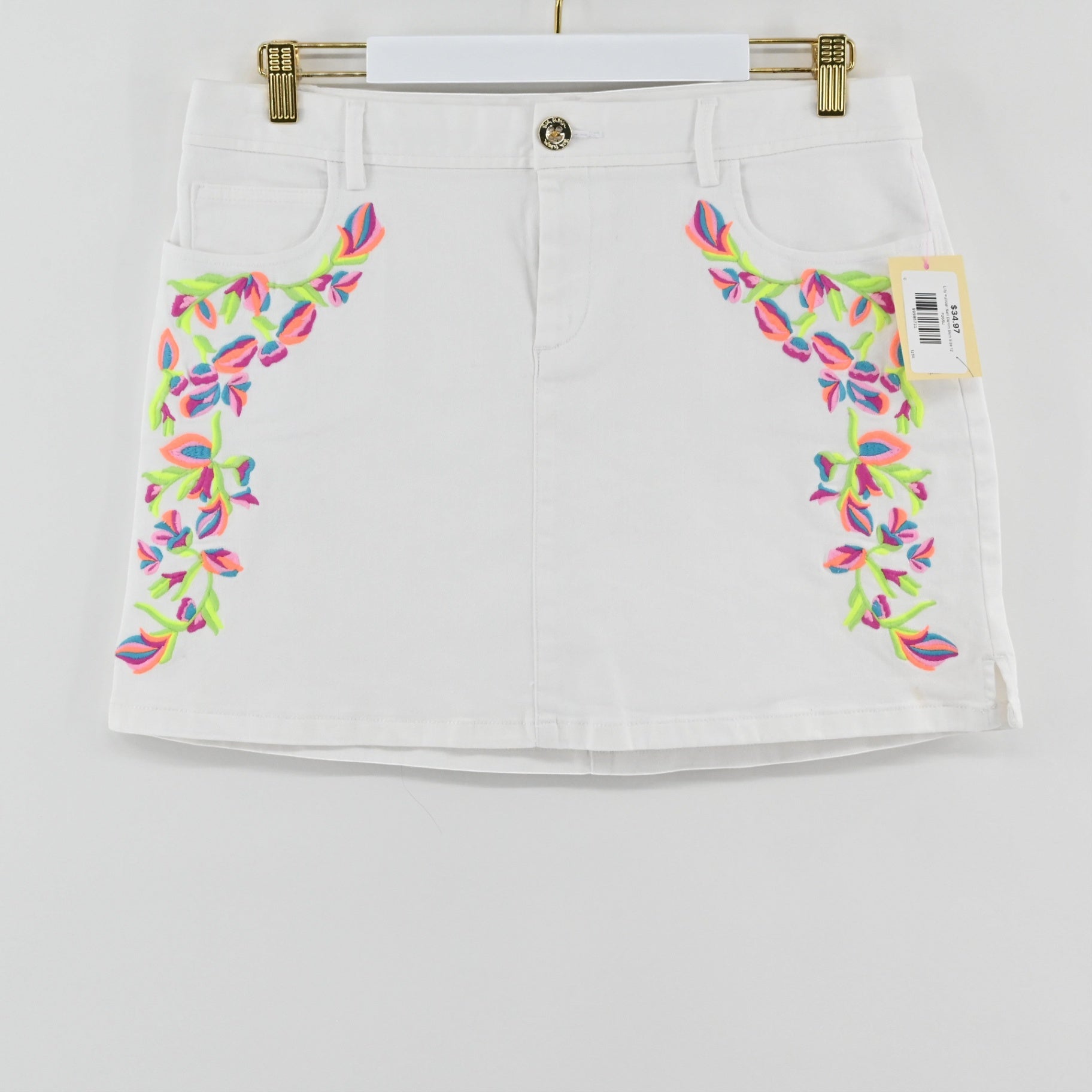 Lilly Pulitzer Salli Denim Skirt Size 12