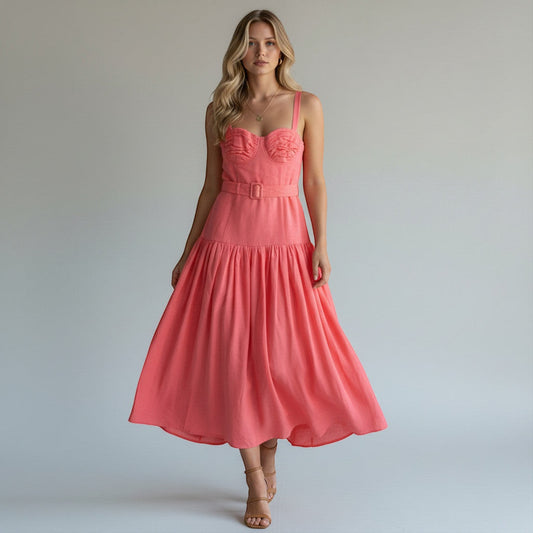 Nicholas Coral Pink Dress Size 12
