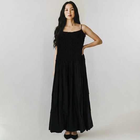 Tanya Taylor Black Crochet Dress Size 14