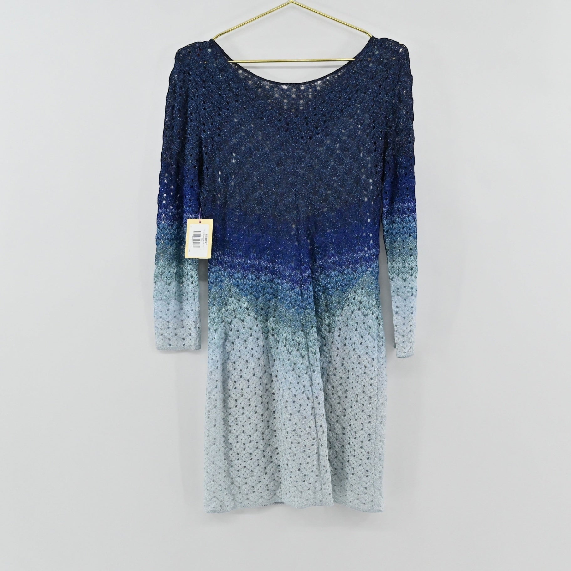 Missoni Blue Ombre Dress Size 44