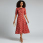 LK Bennett Red Bow Dress Size 8