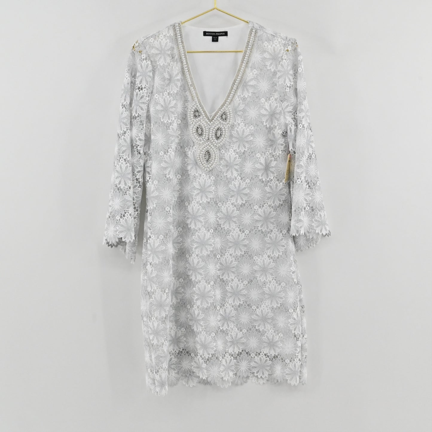 Boston Proper Embellished Dress Size M