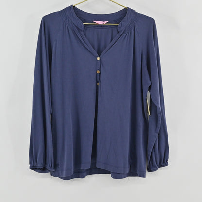 Lilly Pulitzer Navy Top Size L