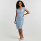 JS Collections Blue Lace Dress Size 12