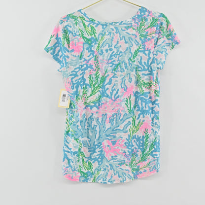 Lilly Pulitzer V-Neck Tee Size L