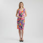 Gillian Floral 100% Silk Skirt Set Size 4