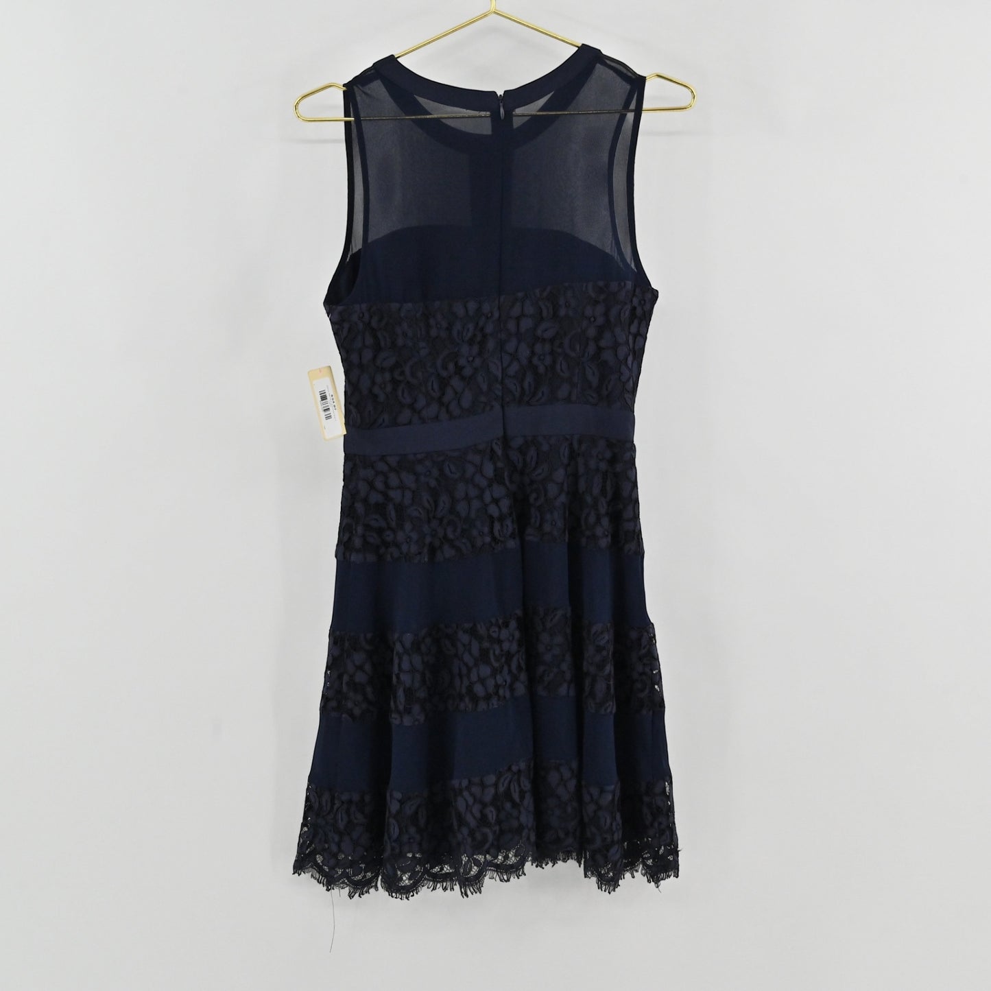 Adelyn Rae Navy Lace Dress Size S