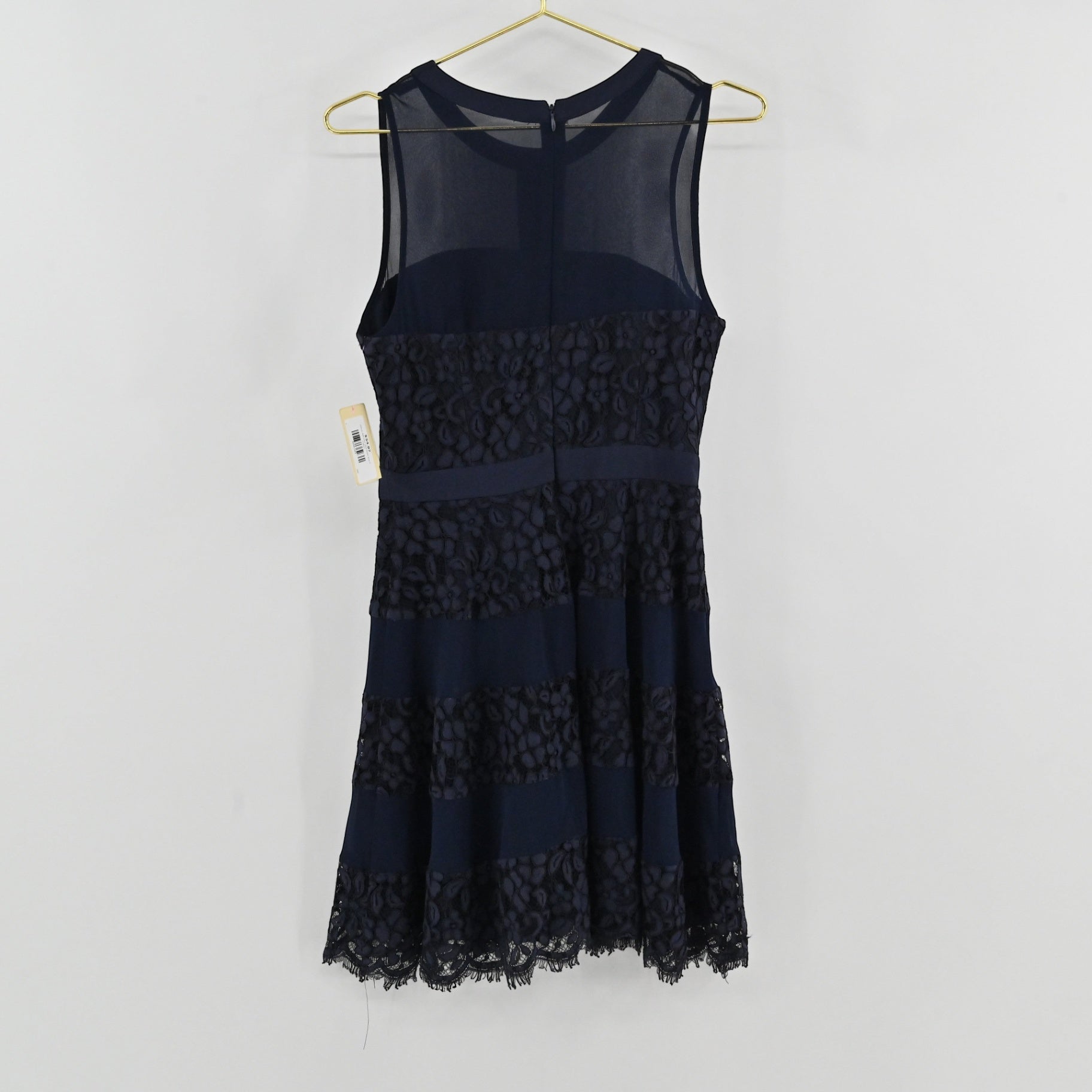 Adelyn Rae Navy Lace Dress Size S