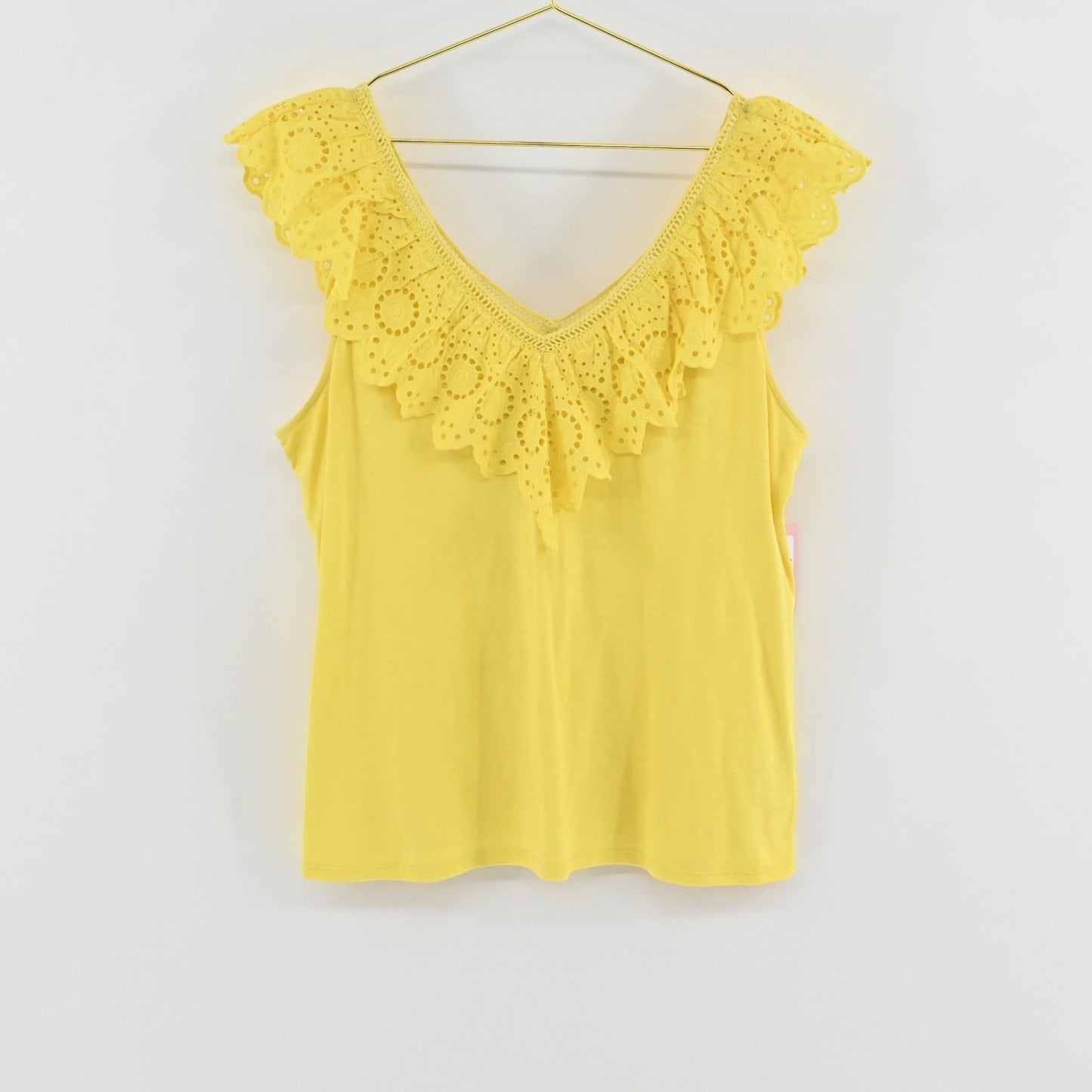 Lilly Pulitzer Yellow Top SIZE L