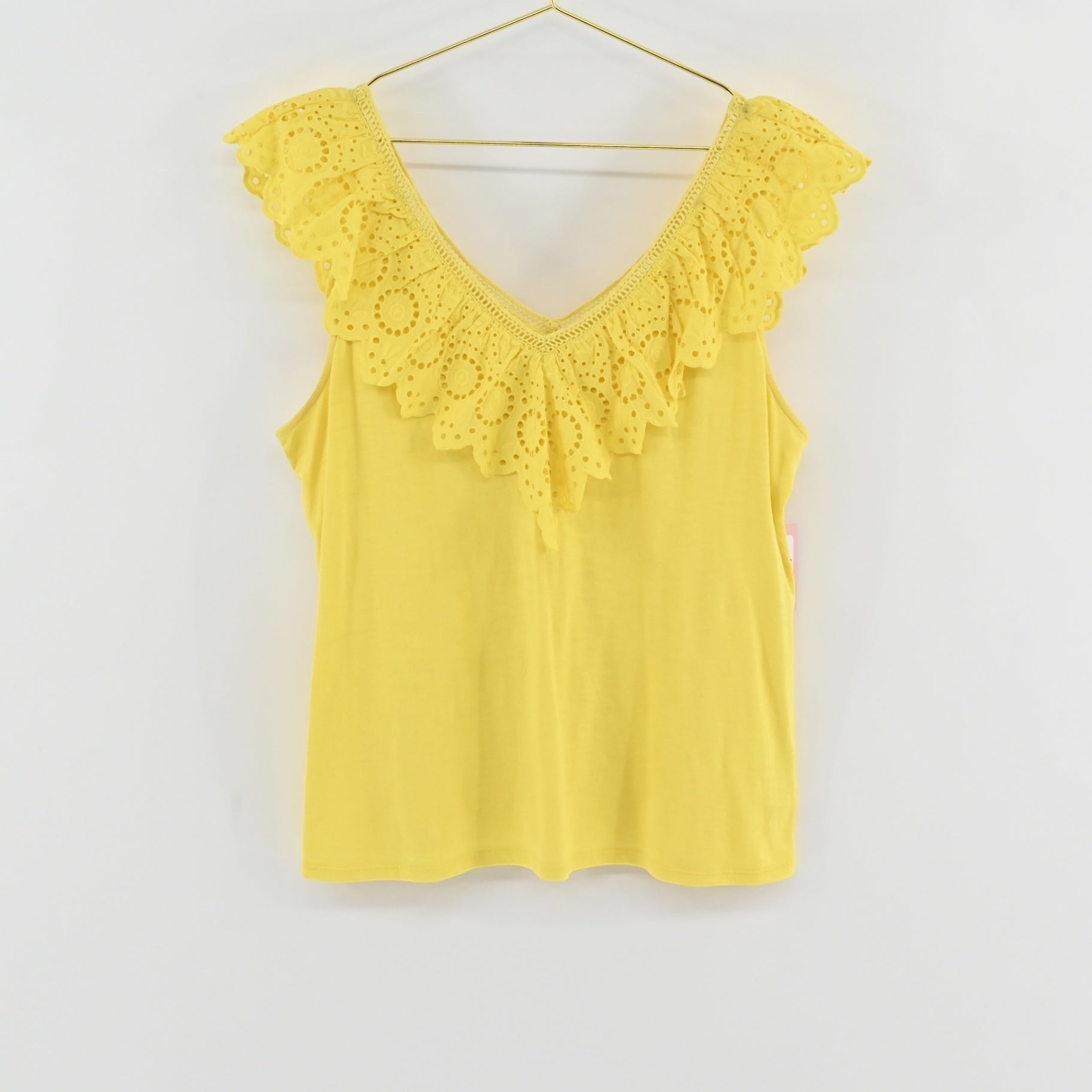 Lilly Pulitzer Yellow Top SIZE L