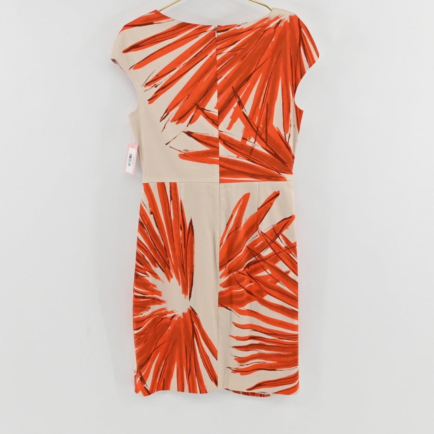 Lela Rose Tan/Orange Dress SIZE 14