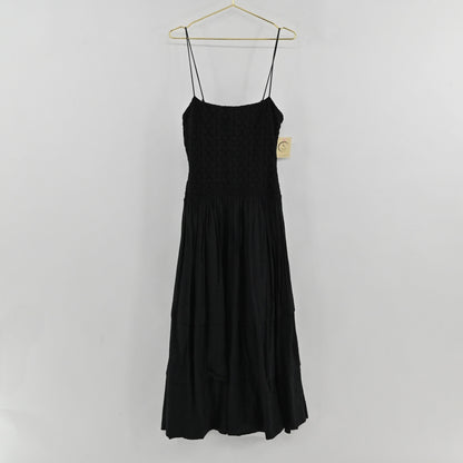 Tanya Taylor Black Crochet Dress Size 14