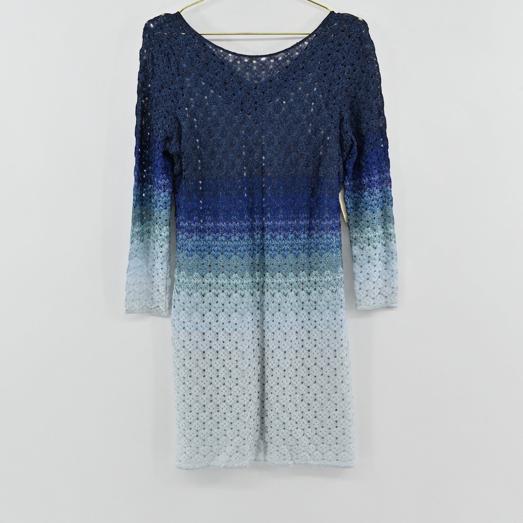 Missoni Blue Ombre Dress Size 44