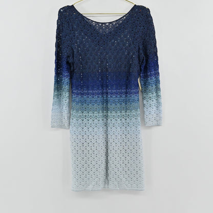 Missoni Blue Ombre Dress Size 44