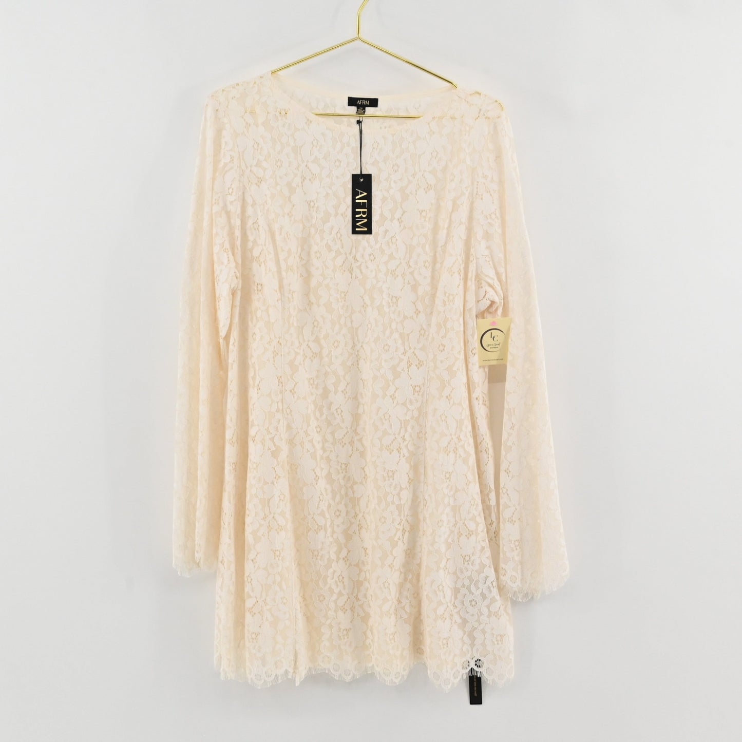AFRM Cream Lace Dress Size 2X