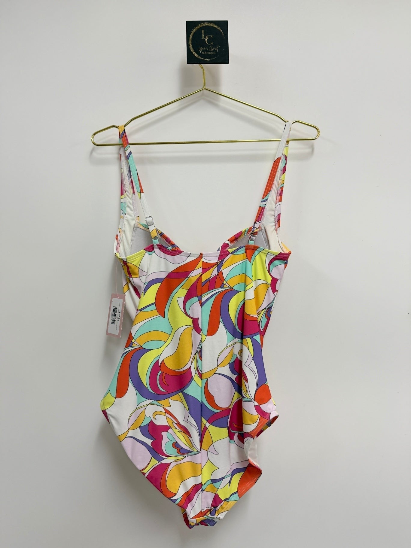 Carmen Marc Valvo Multicolor Print SIZE 14
