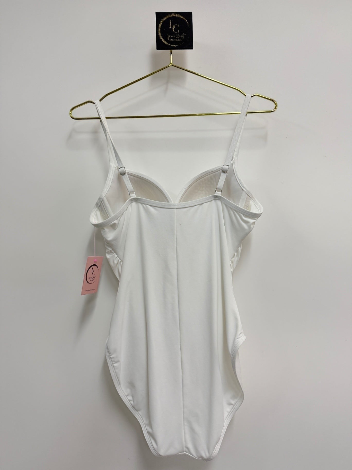 Boston Proper 1pc White Swimsuit SIZE 14