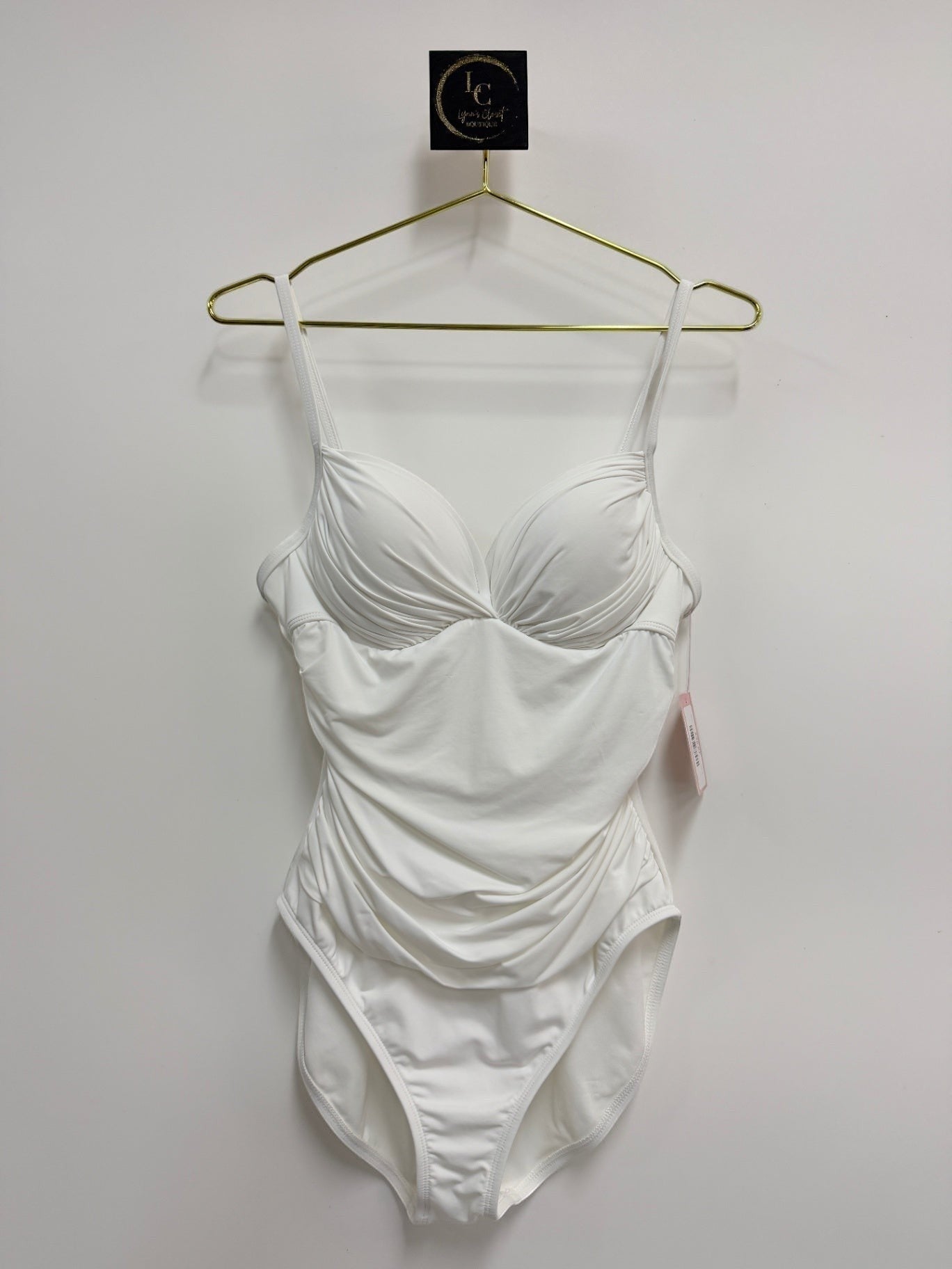 Boston Proper 1pc White Swimsuit SIZE 14