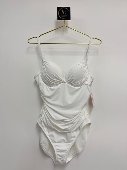 Boston Proper 1pc White Swimsuit SIZE 14