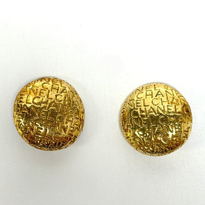 Vtg 80/90s Chanel Clip-on Gold Earrings
