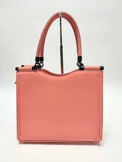 Badgley Mischka Vegan Leather Coral Tote