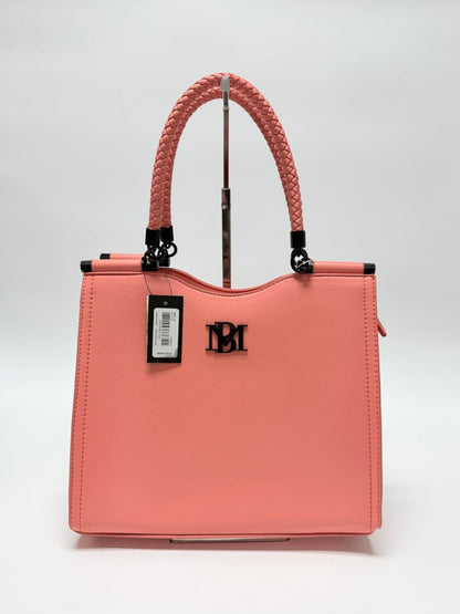 Badgley Mischka Vegan Leather Coral Tote