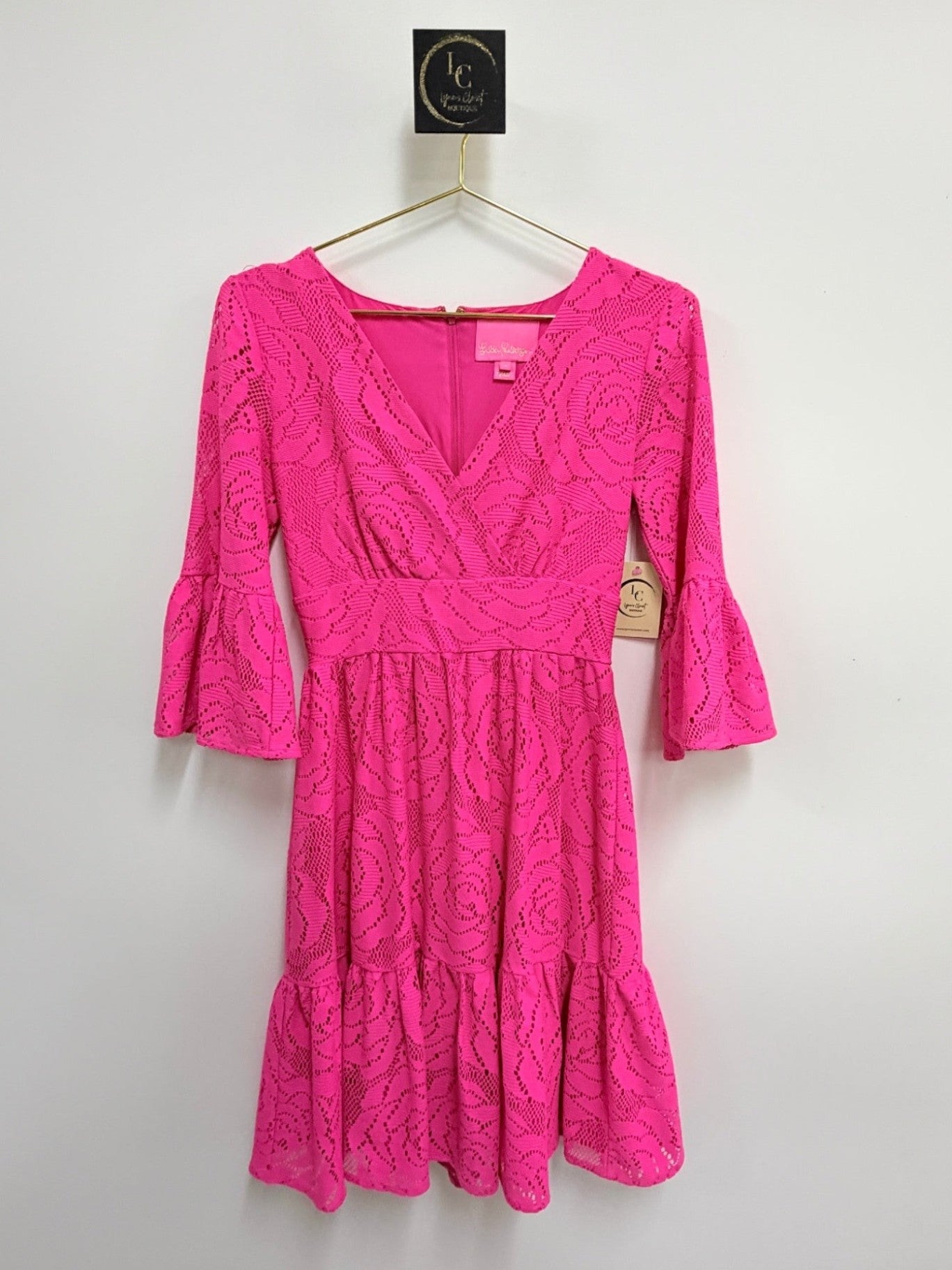 Lilly Pulitzer Hot Pink Felicity Dress Size 0