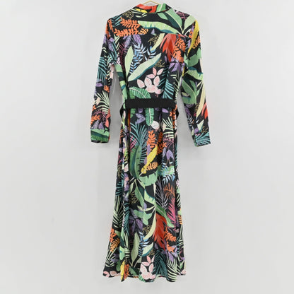 120% Lino Tropical Linen Dress Size L