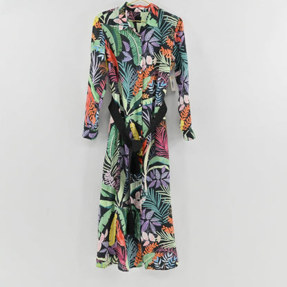 120% Lino Tropical Linen Dress Size L