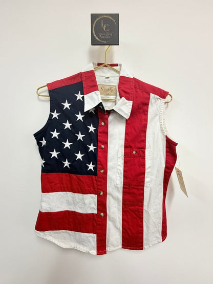 Scully American Flag Top Size M