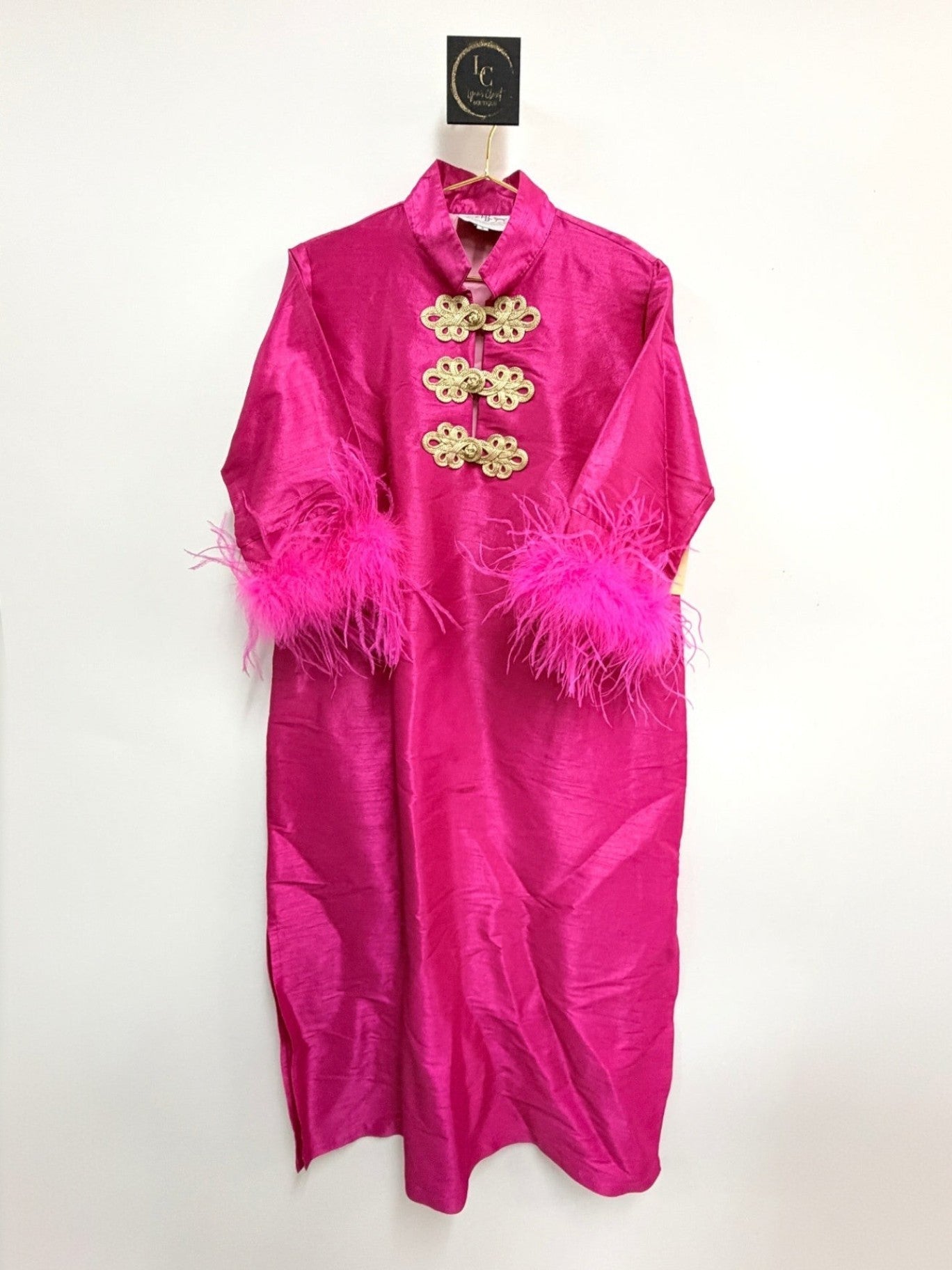 House of MBR Pink Feather Cuffs Size L