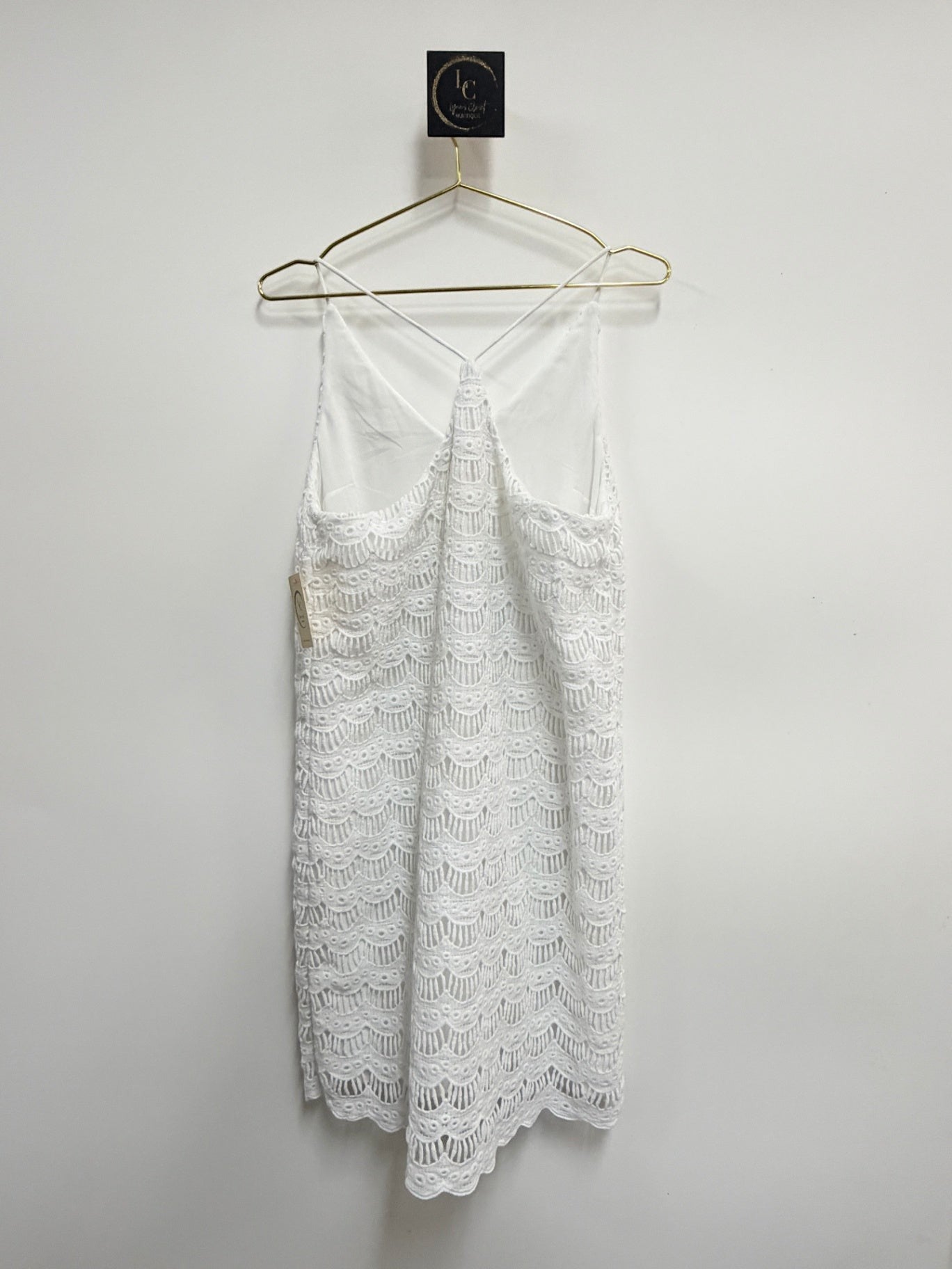 Lilly Pulitzer White Eyelet Dress Size L