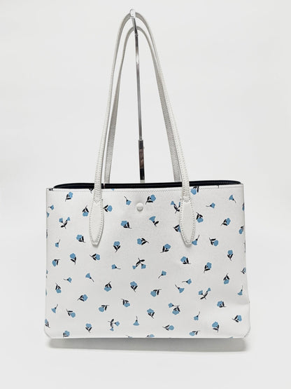 Kate Spade Large Floral White Tote
