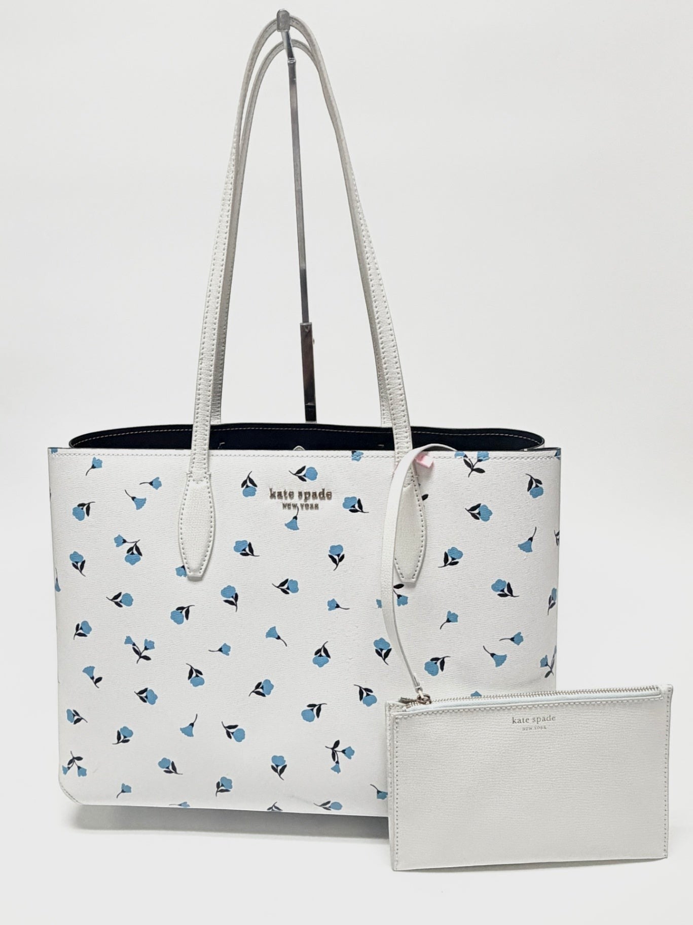 Kate Spade Large Floral White Tote
