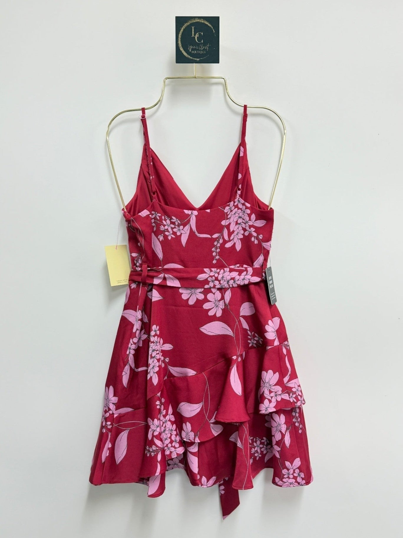 Express Red Floral Romper Size XXS