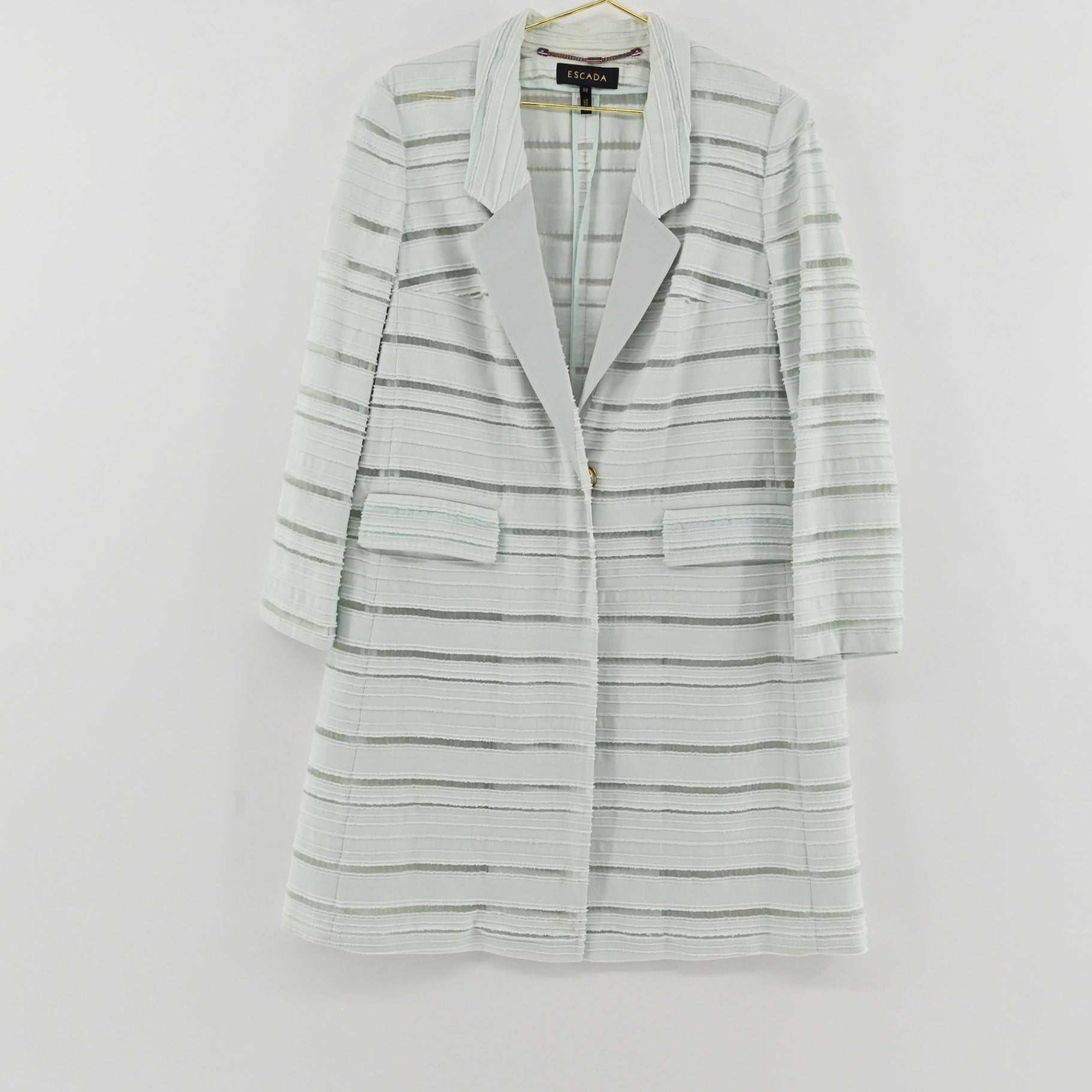 Escada Mint Green Jacket Size 38