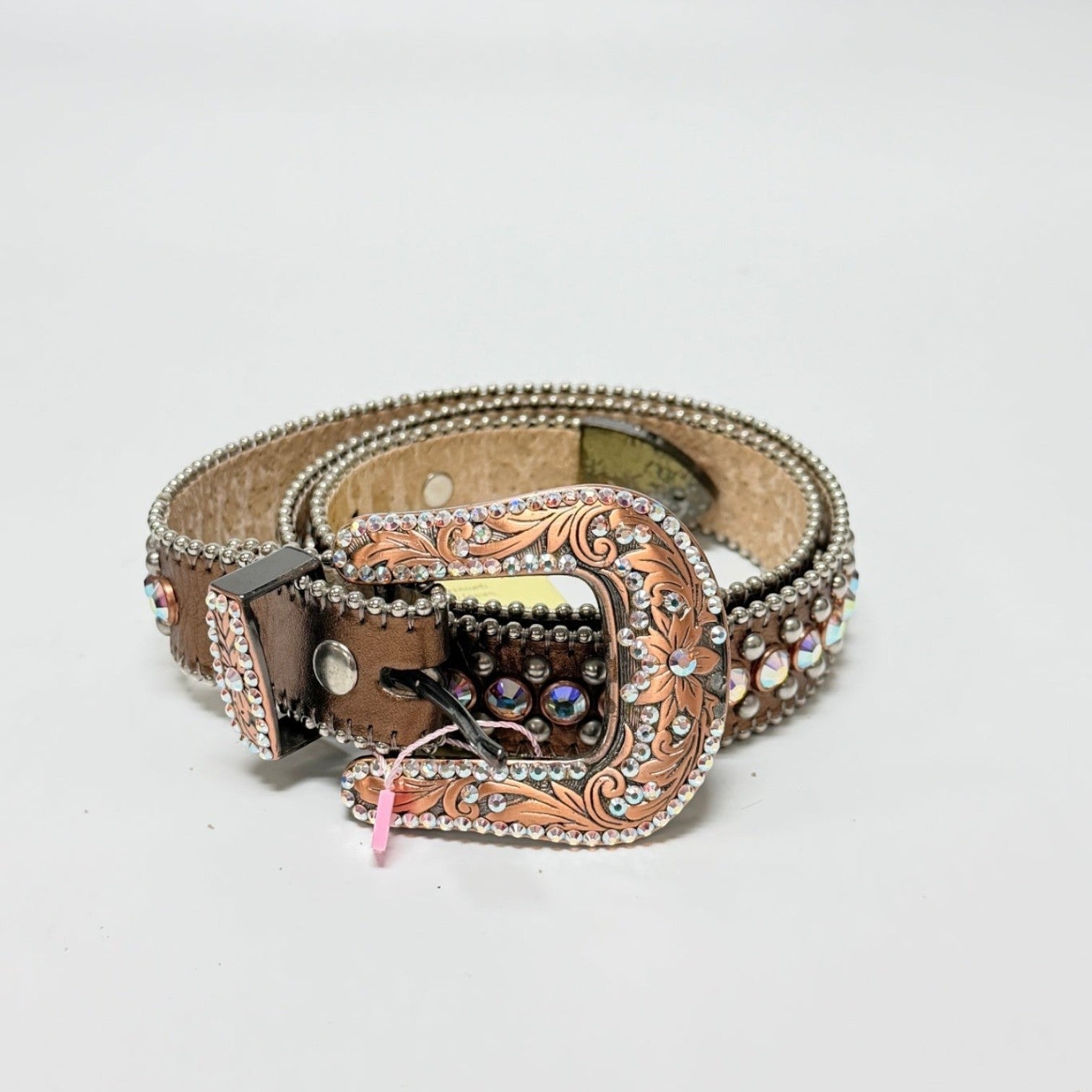 B.B. Simon Swarovski Crystal Belt Size M
