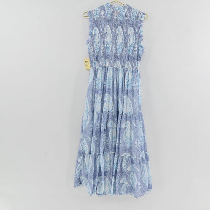 Oliphant Smocked Maxi Dress Size XL