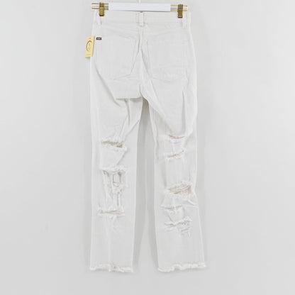 Alice + Olivia Genevieve White Jeans Size 25