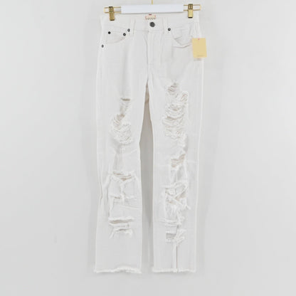 Alice + Olivia Genevieve White Jeans Size 25