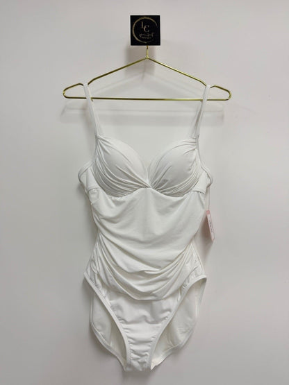 Boston Proper 1pc White Swimsuit SIZE 14