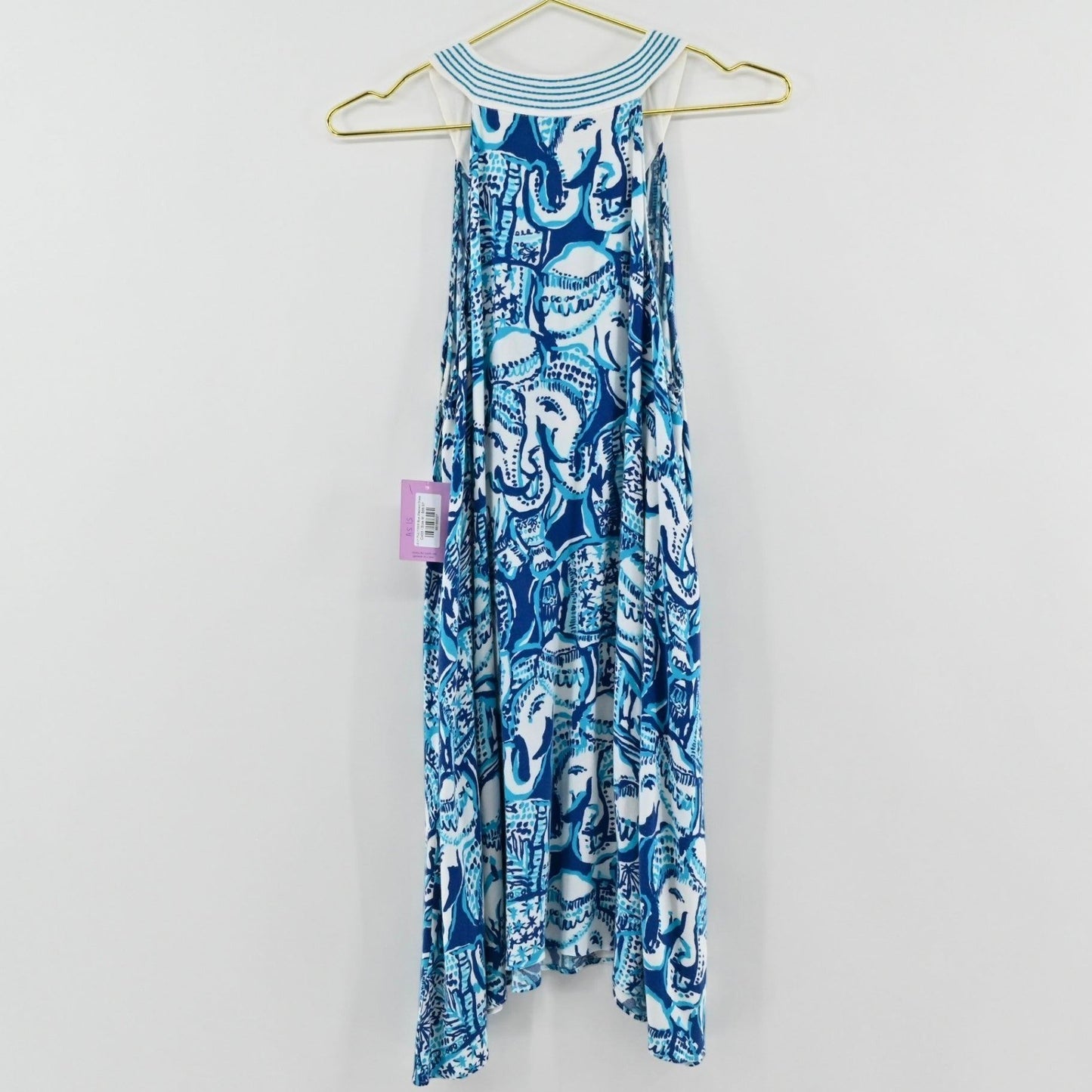 Lilly Pulitzer Blue Elephant Dress Size M