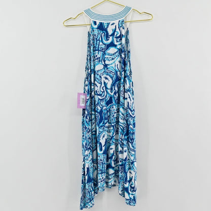 Lilly Pulitzer Blue Elephant Dress Size M