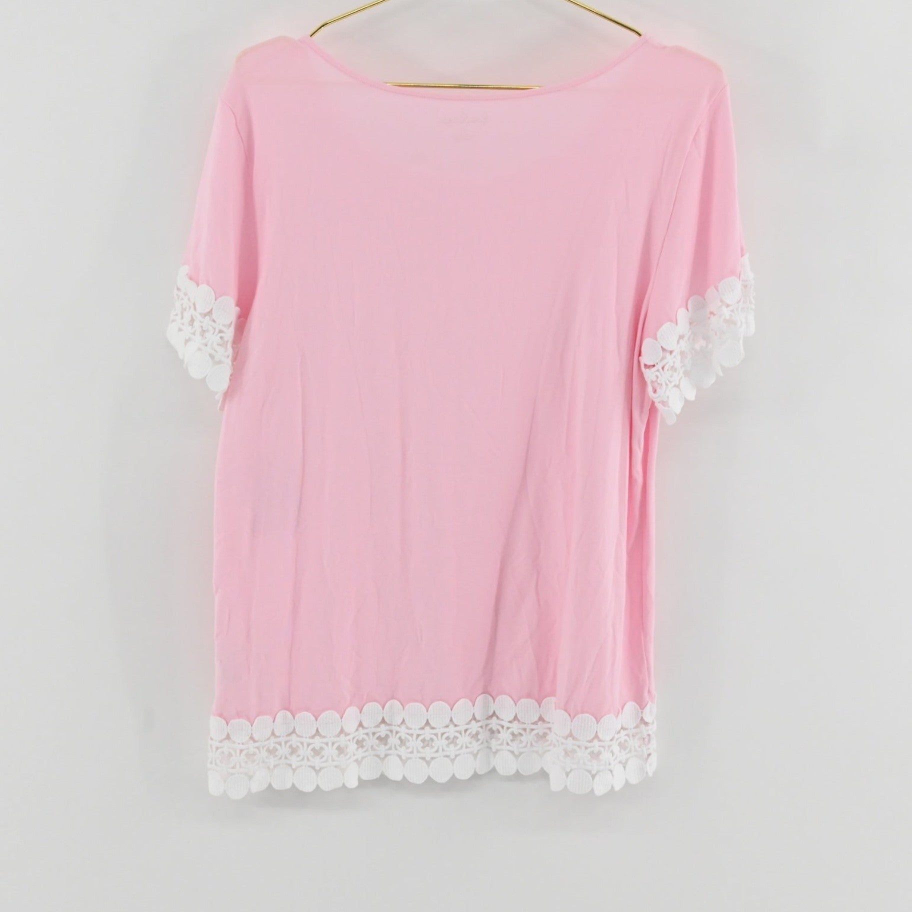 Lilly Pulitzer Pink/White Top SIZE XL