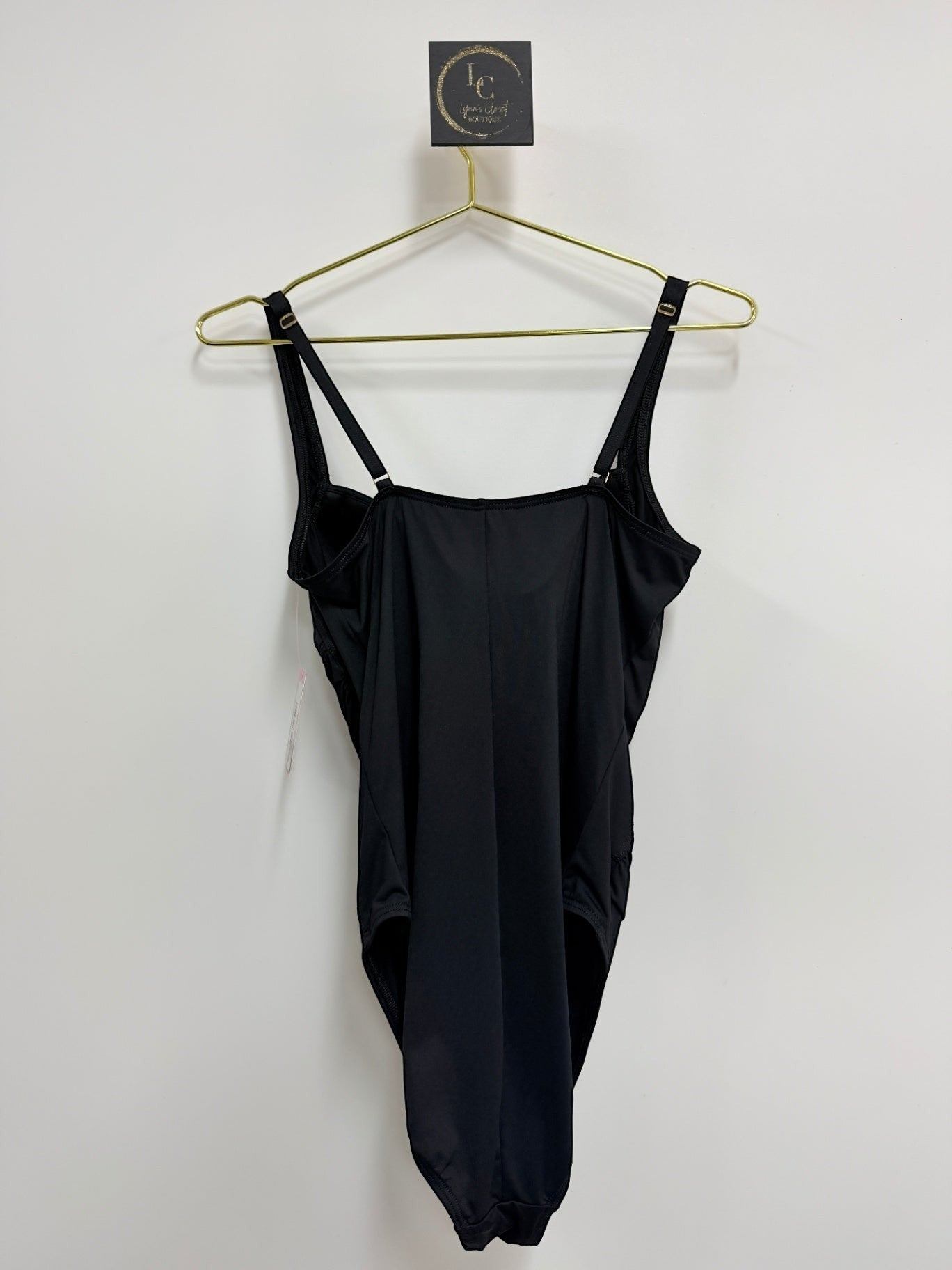 Bleu Rod Bettie 1pc Black Swimsuit SIZE 14